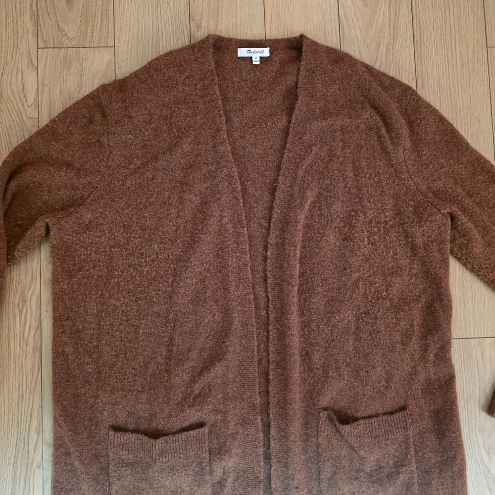 Madewell Wool Blend Cardigan- Oversize Medium
